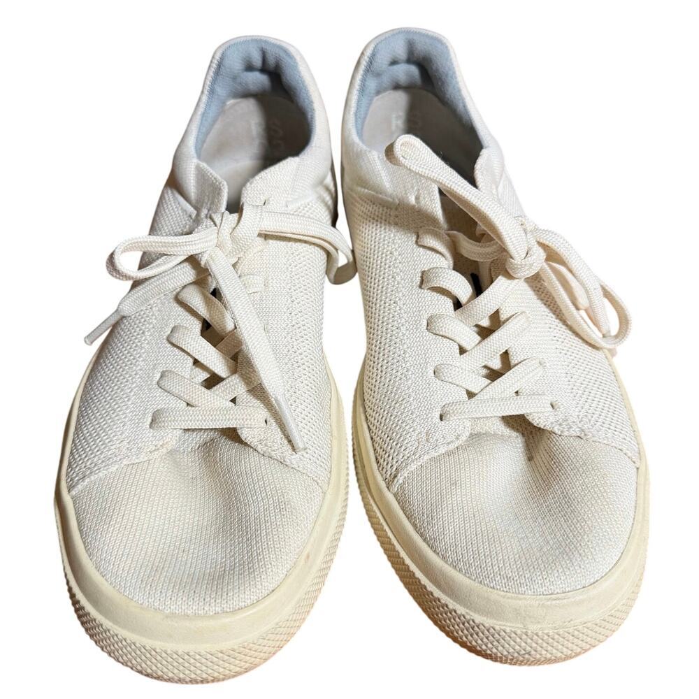 Rothy’s The RS02 Sneaker Size W8 M6.5 Slip-On Lightweight Bone Shoes Washable